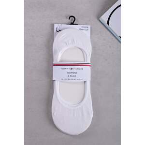 Dámske biele balerínkové ponožky Footie Invisible - dvojbalenie