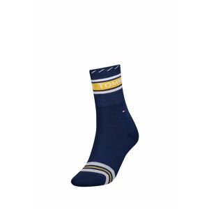 Modro-žlté ponožky Logo Sock