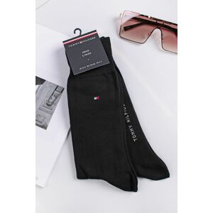 Čierne pánske vysoké ponožky Classic - dvojbalenie