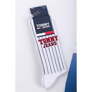 Biele vysoké ponožky TJ Sock Pinstripe