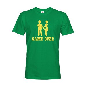 Vtipné tričko pro budoucí tatínky s potiskem Game over 2