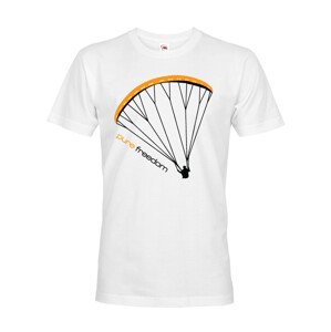 Tričko s paragliding motivem Pure freedom - doprava jen 2,23 Euro