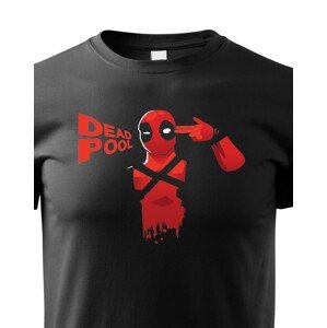 Detské tričko s motívom DEADPOOL s vysokou gramážou