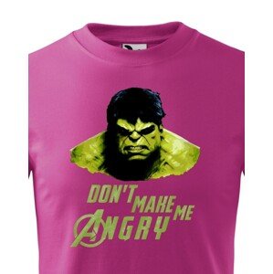 Dětske tričko Hulk 2 z týmu Avengers v celofarebnom prevedení