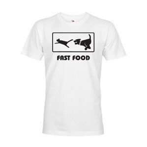 Pánské tričko s vtipnou potlačou Fast Food