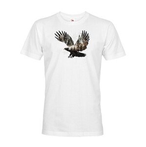 Pánské tričko s potlačou zvierat - Orol