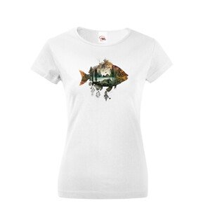Dámské tričko s potlačou zvierat - Kapor