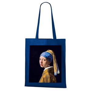 Plátená taška Dievča s perlovou náušnicou - darček pre milovníkov umenia