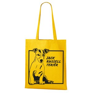 Ekologická nákupná taška s potlačou Jack Russel teriérom