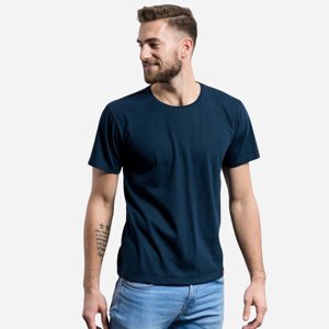 CityZen Navy modré bavlnené tričko Veľkosť: M CityZen