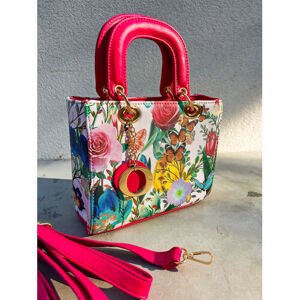 Kvetovaná kabelka ZAYLA veľkosť:  farba: rose