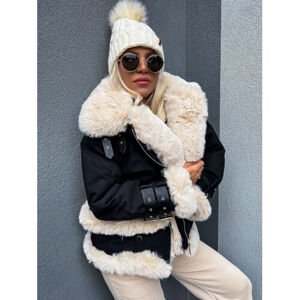 Zimná bunda s kožušinkou XENIA veľkosť: L/XL