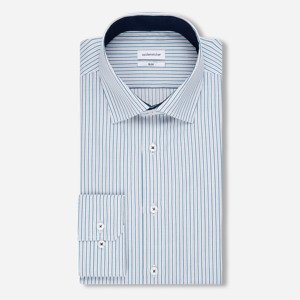 Seidensticker Pruhovaná biznis košeľa, Slim fit Veľkosť: 44 (XL) Seidensticker