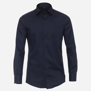 VENTI Modrá pánska košeľa, rukávy 72 cm, Non-iron, Modern (Slim) fit Veľkosť: 39 (M) VENTI