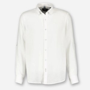 LERROS Biela ľanová košeľa Veľkosť: 3XL LERROS