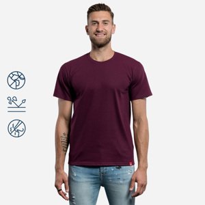 CityZen Bordové bavlnené tričko Veľkosť: XL CityZen