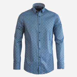 STEVULA Moderná pánska košeľa so vzorom, Slim fit Veľkosť: S 37/38 STEVULA
