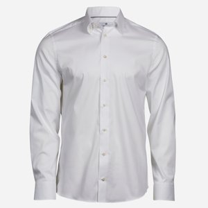 Tee Jays Biela Stretch Luxury košeľa Veľkosť: L 41/42 Tee Jays