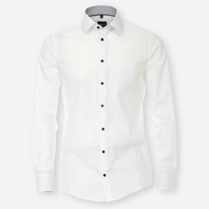 VENTI Biela pánska košeľa, Slim fit Veľkosť: 39 (M) VENTI