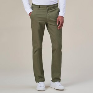 Brook Taverner Olivovo zelené Chinos nohavice Veľkosť: 36, Dĺžka nohavíc: Regular 32" Brook Taverner