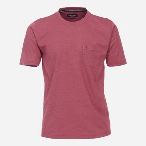 CASAMODA Ružové pánske tričko s Easy Care Veľkosť: L CASAMODA