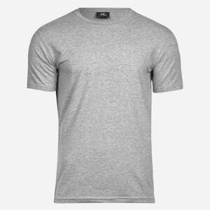 Tee Jays Sivé Stretch Slim fit tričko Veľkosť: L Tee Jays
