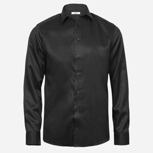 Tee Jays Čierna košeľa, 2-ply, Regular fit Veľkosť: M 39/40 Tee Jays