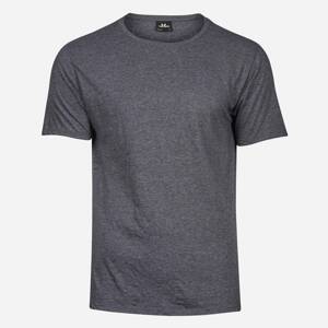 Tee Jays Čierne melírované tričko Veľkosť: L Tee Jays