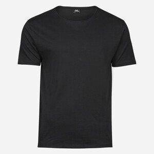 Tee Jays Čierne Raw Edge tričko Veľkosť: XL Tee Jays