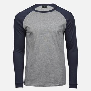 Tee Jays Modro-sivé pánske tričko Veľkosť: L Tee Jays