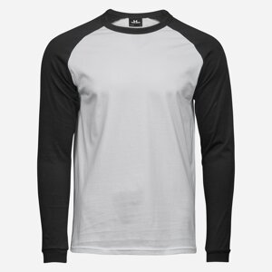 Tee Jays Čierno-biele pánske tričko Veľkosť: S Tee Jays