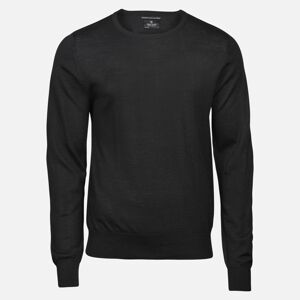 Tee Jays Čierny merino sveter Veľkosť: L Tee Jays